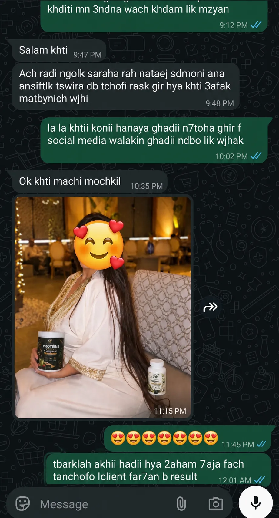 WhatsApp customer review